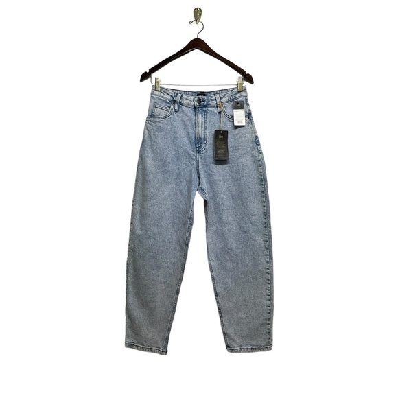 NWT LEE Vintage Modern Lady Balloon Taper Jeans Rosewater 27 - Picture 3 of 10
